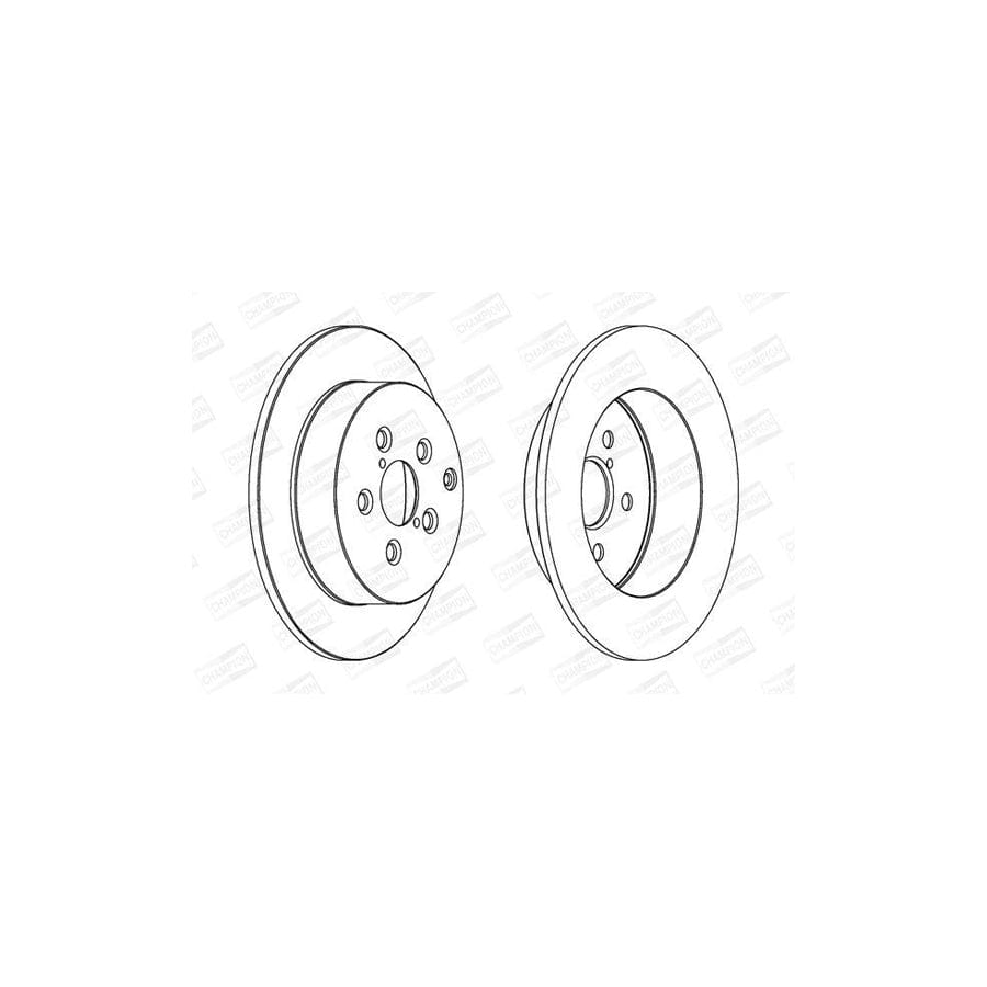 Champion 562418Ch Brake Disc for Toyota Avensis