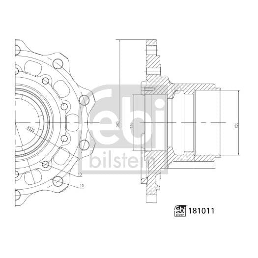 FEBI FE181011 Wheel Hub