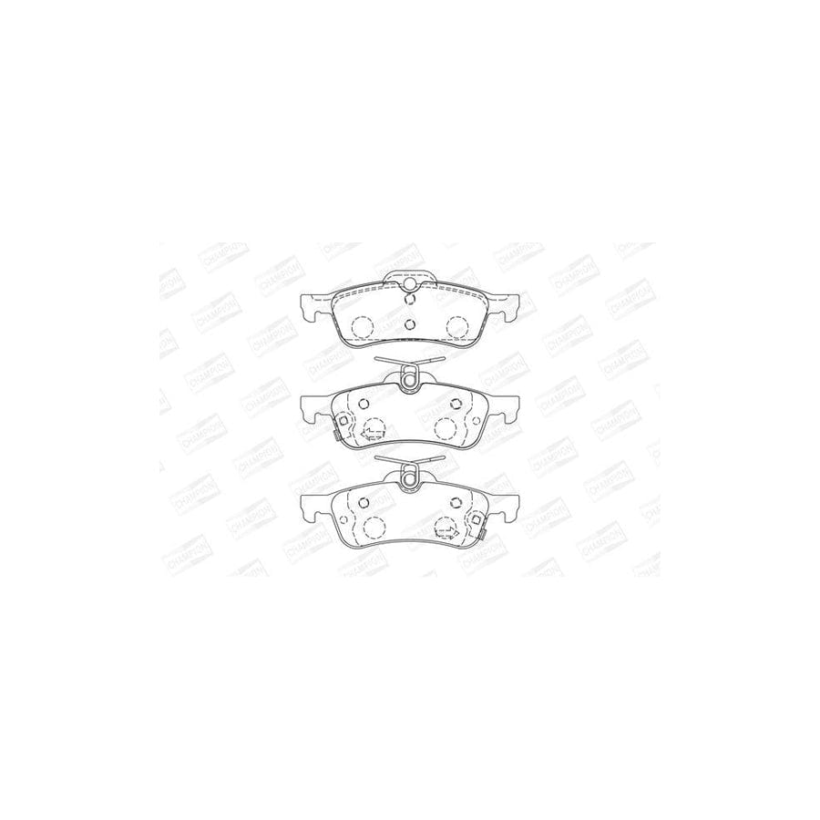 Champion 572588Ch Brake Pad Set