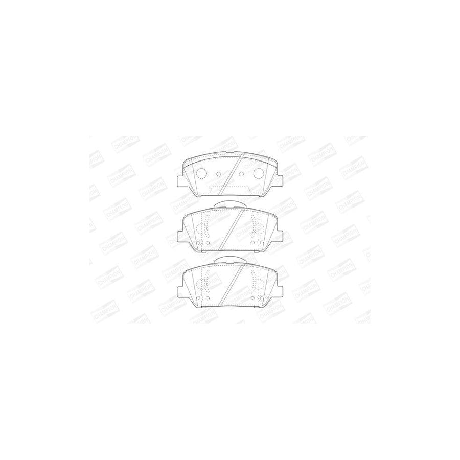 Champion 573447Ch Brake Pad Set