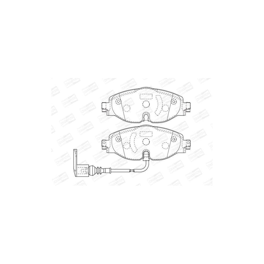 Champion 573390Ch Brake Pad Set
