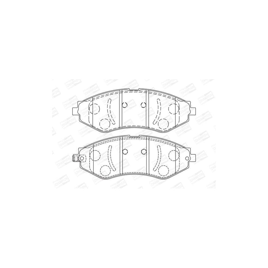 Champion 572408Ch Brake Pad Set