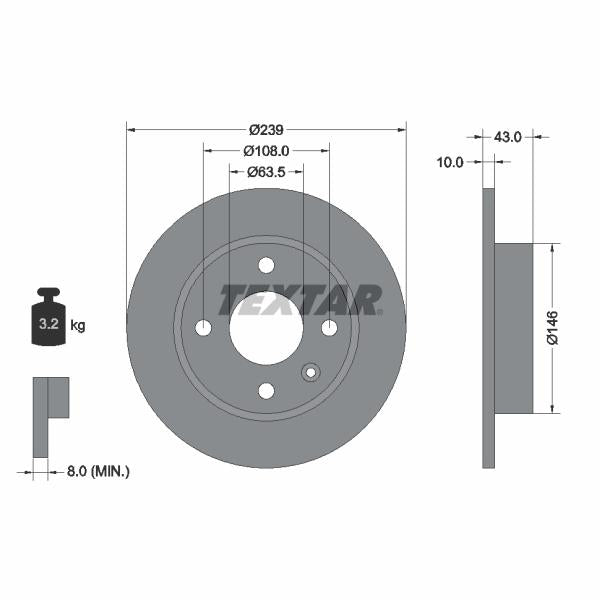 AUTOFREN SEINSA D7-186C Brake Caliper Guide Sleeve Kit