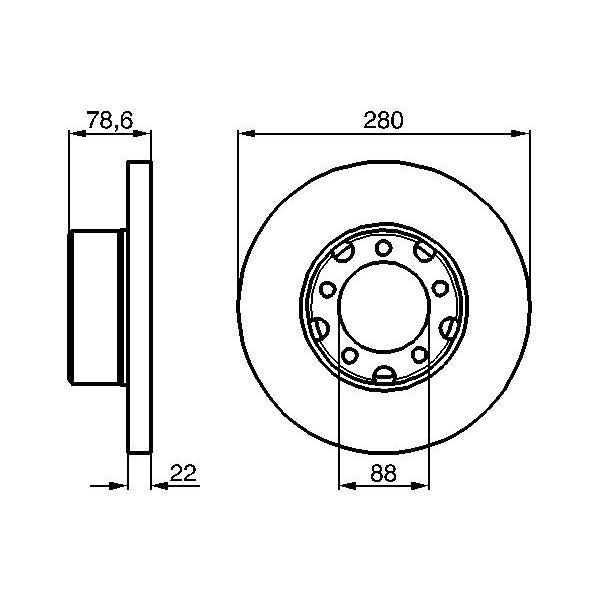 WABCO 9617234230 Parking Brake Valve
