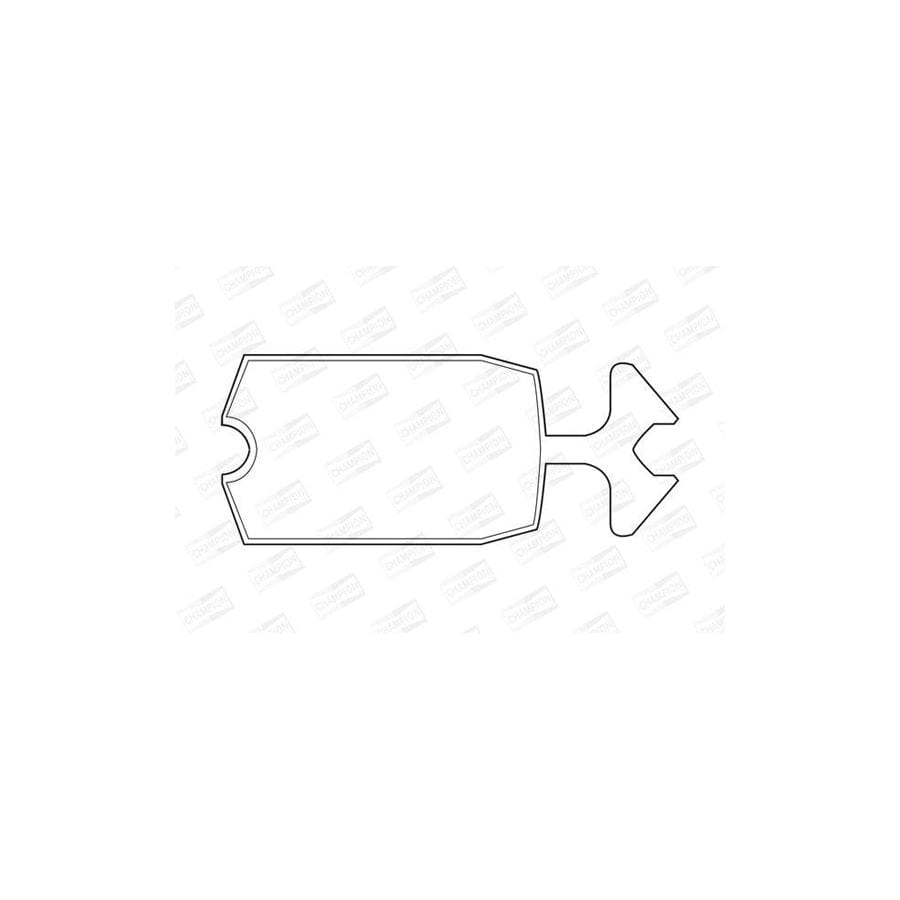 Champion 571210Ch Brake Pad Set