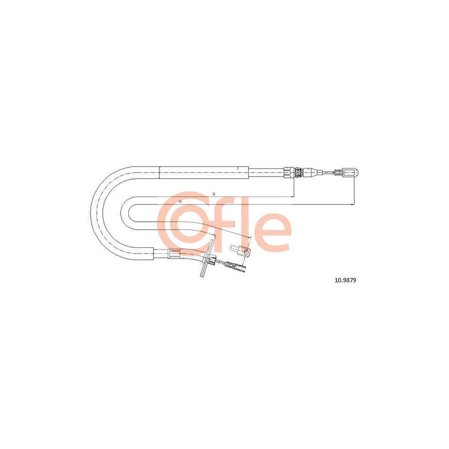 Cofle 10.9879 Hand Brake Cable