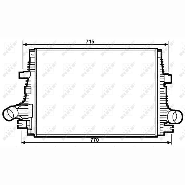NRF NRF30284 Charge Air Cooler