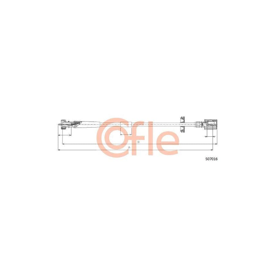 Cofle S07016 Speedometer Cable for Fiat Seicento / 600 Hatchback (187)