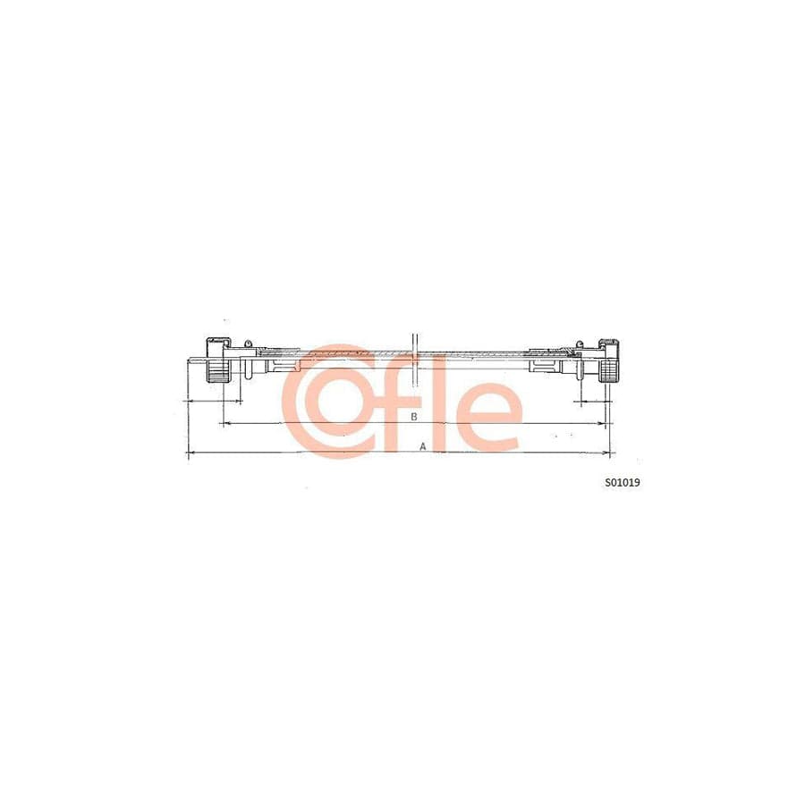 Cofle S01019 Speedometer Cable