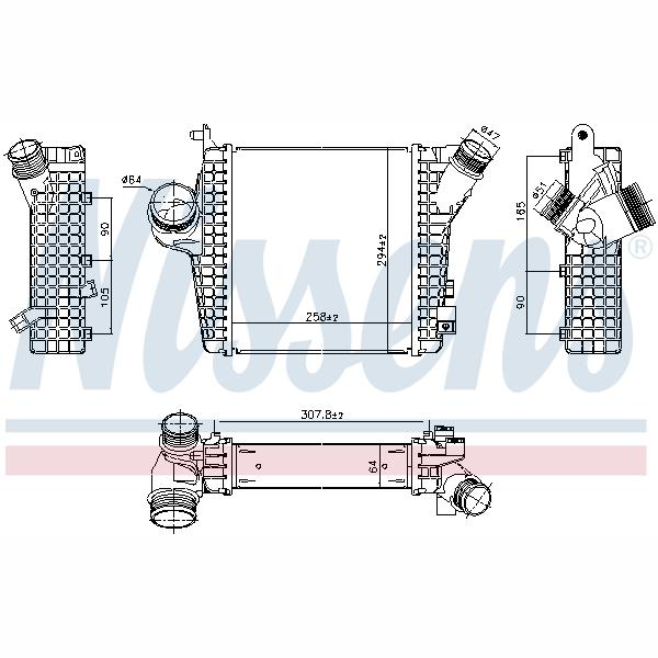 NISSENS NIS961305 Charge Air Cooler