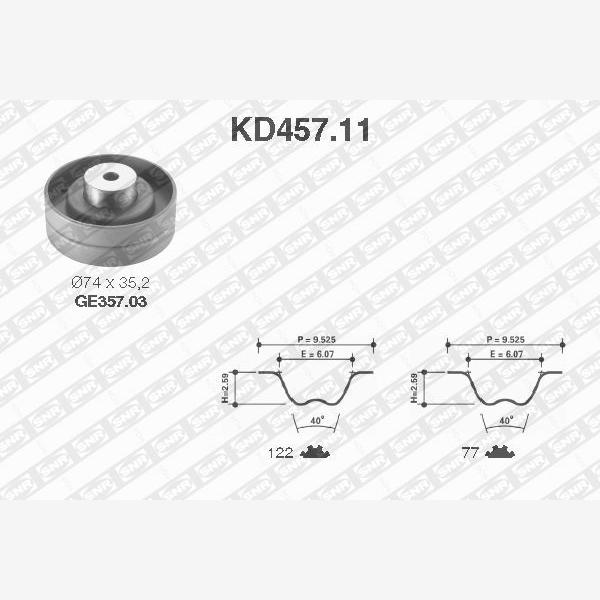SNR KD457.11 Timing Belt Set