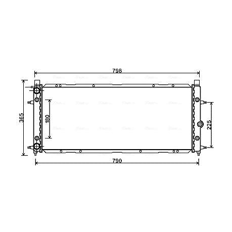 AVA COOLING VN2094AVA Engine Radiator