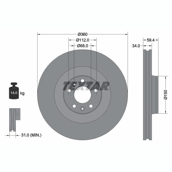 HERTH+BUSS JAKOPARTS J3271012 Brake Caliper Guide Sleeve Kit