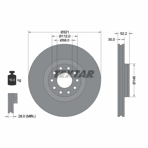 AUTOFREN SEINSA D7-097C Brake Caliper Guide Sleeve Kit