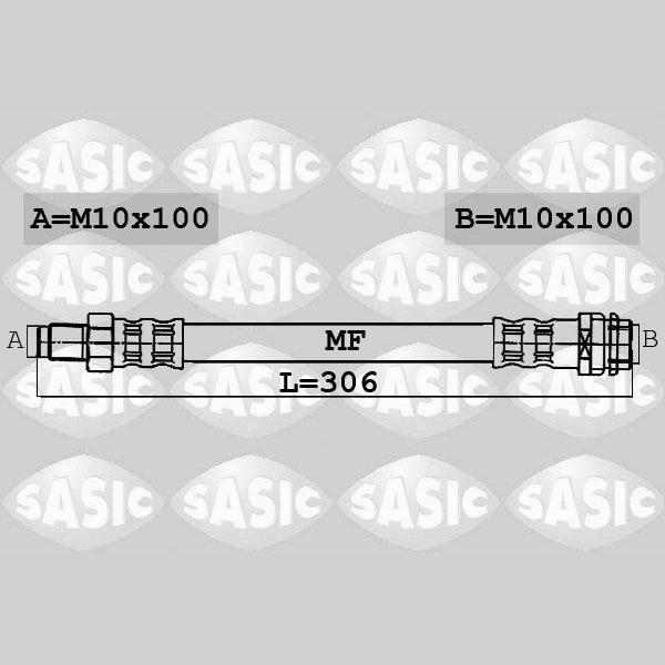 SASIC SAS6606073 Brake Hose