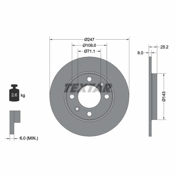 AUTOFREN SEINSA D7-137C Brake Caliper Guide Sleeve Kit