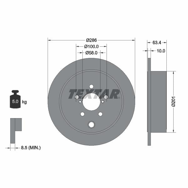 QUICK BRAKE QB114-0069 Disc Brake Caliper Repair Kit