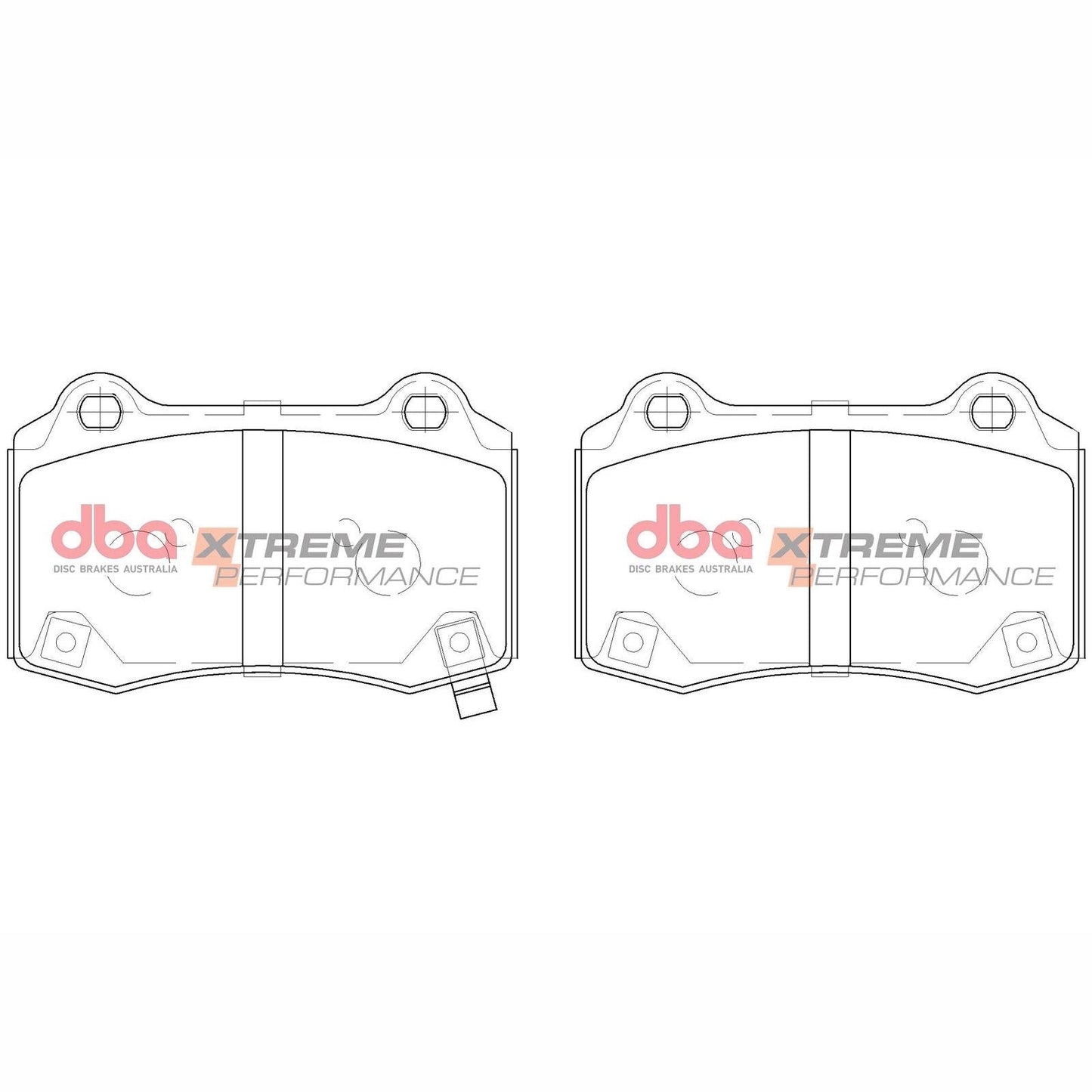 DBA DB15041XP High Performance Brake Pad Set