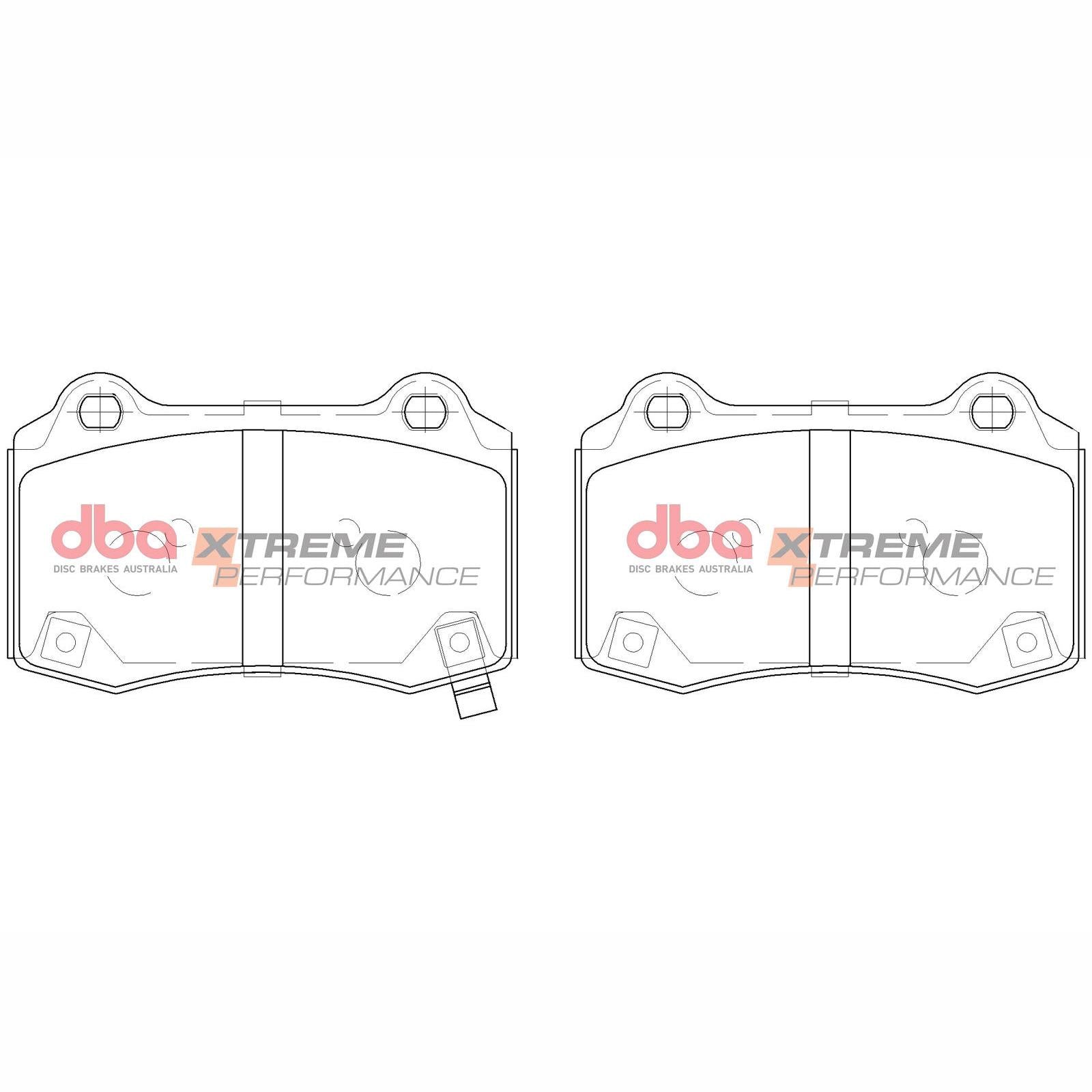 DBA DB15041XP High Performance Brake Pad Set