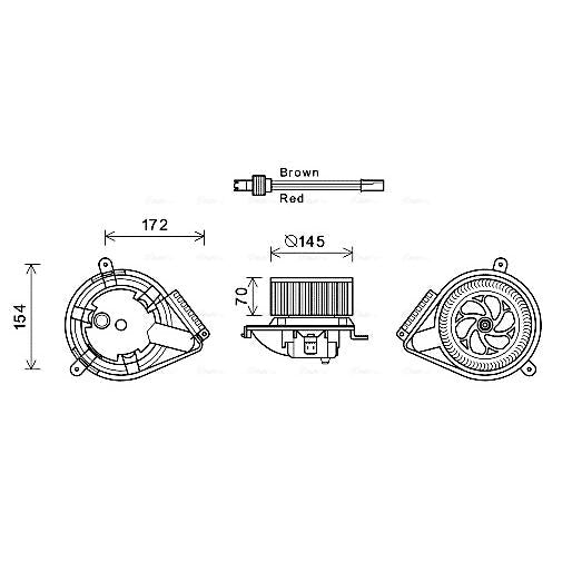 AVA COOLING MS8627AVA Air Blower