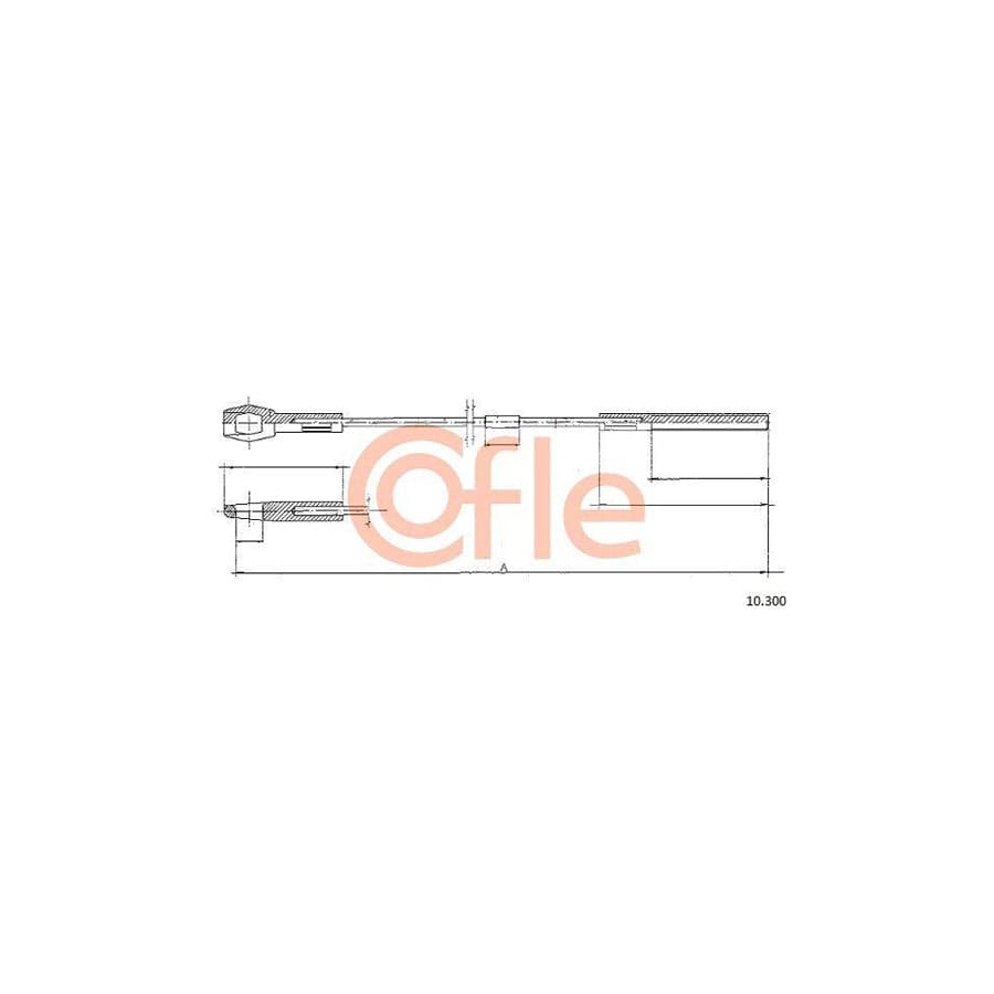 Cofle 10.300 Clutch Cable