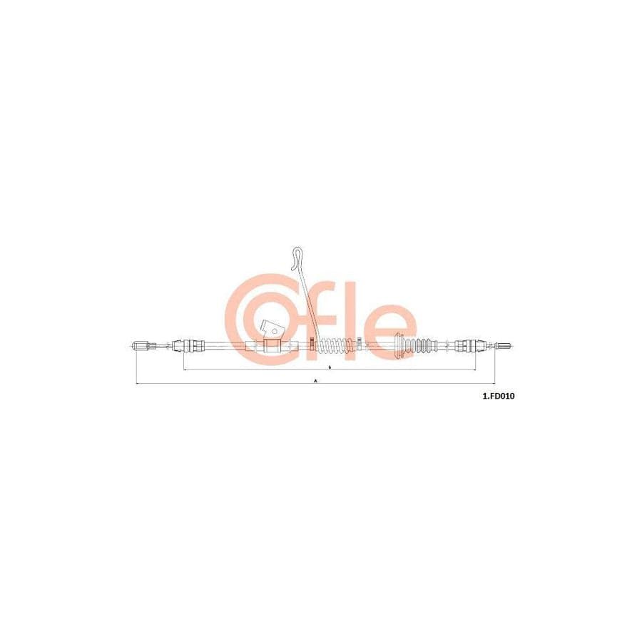 Cofle 92.1.Fd010 Hand Brake Cable