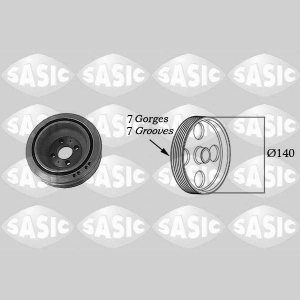 SASIC SAS2156032 Crankshaft Belt Pulley
