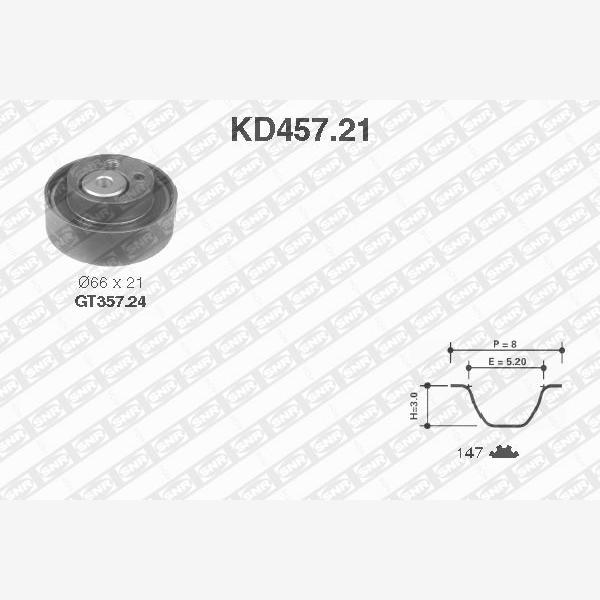 SNR KD457.21 Timing Belt Set