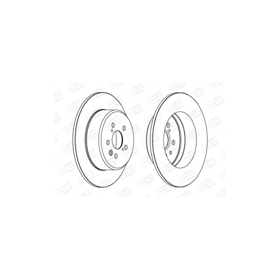 Champion 562639Ch Brake Disc for Toyota Avensis