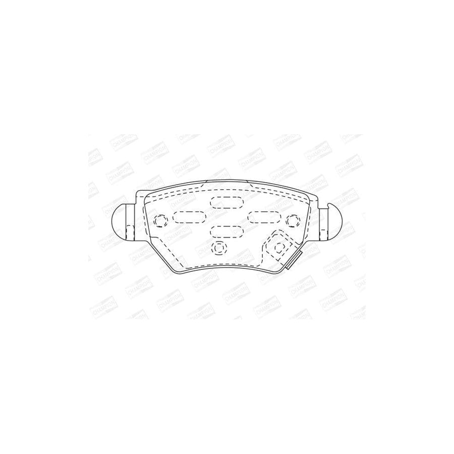 Champion 573010Ch Brake Pad Set