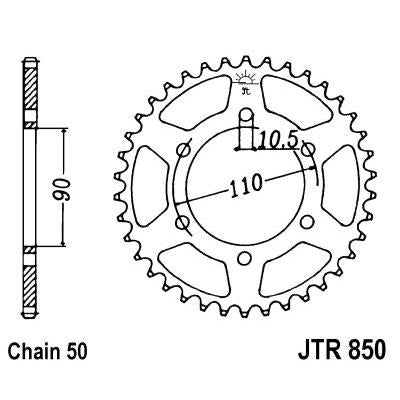 JT JTR850,31 Chain Sprocket