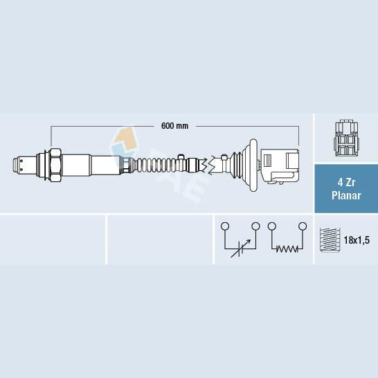 FAE AE77456 Lambda Sensor