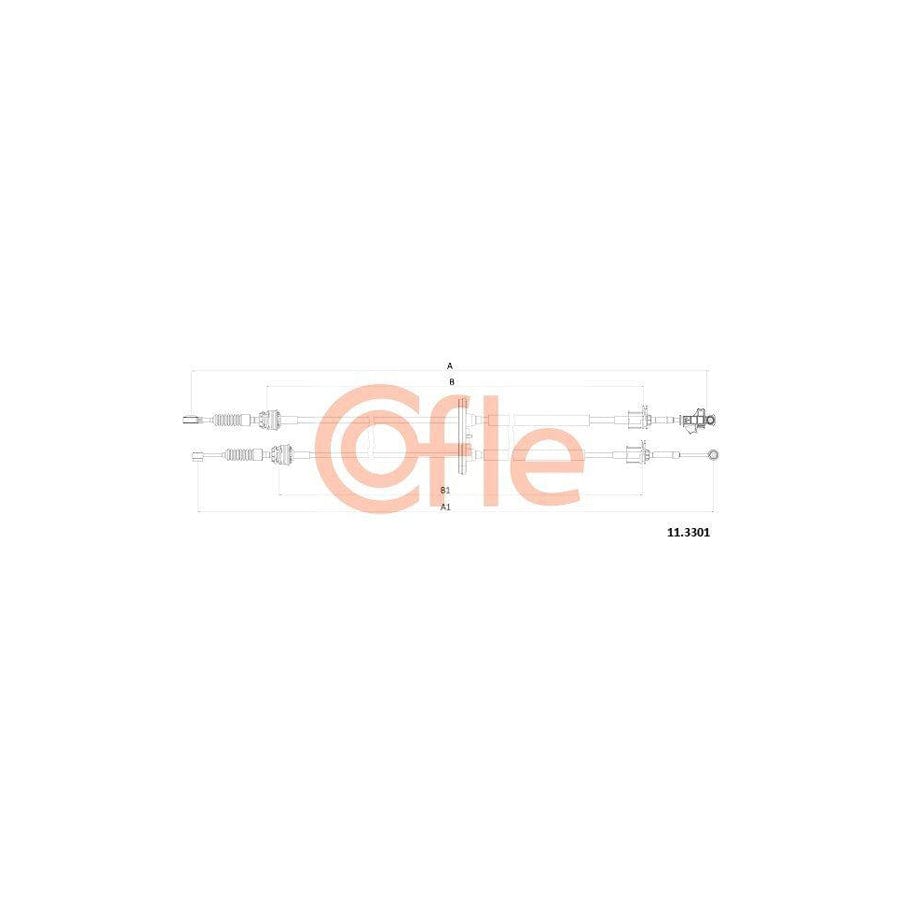 Cofle 11.3301 Cable, Manual Transmission