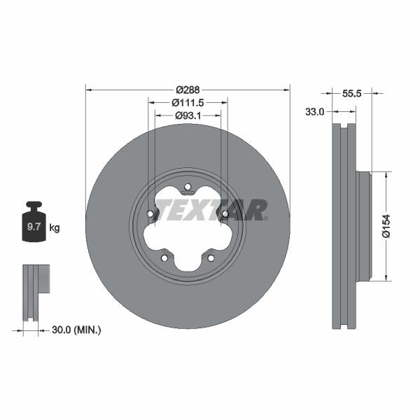 QUICK BRAKE QB113-0045X Brake Caliper Guide Sleeve Kit