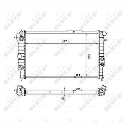 NRF NRF58973 Engine Radiator