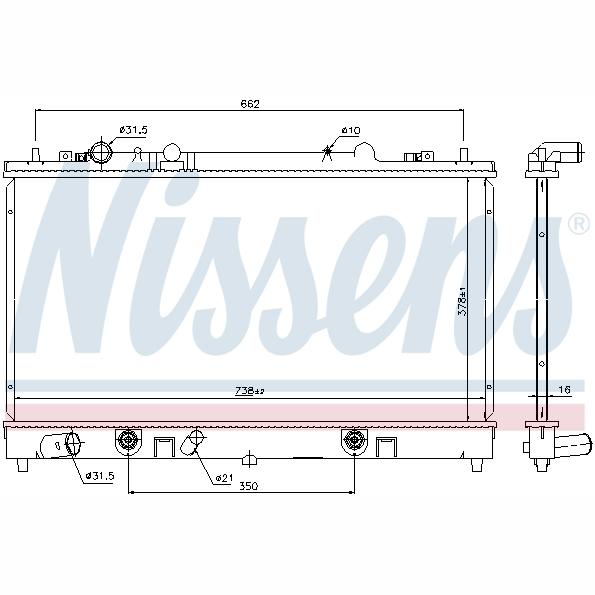 NISSENS NIS69465 Engine Radiator