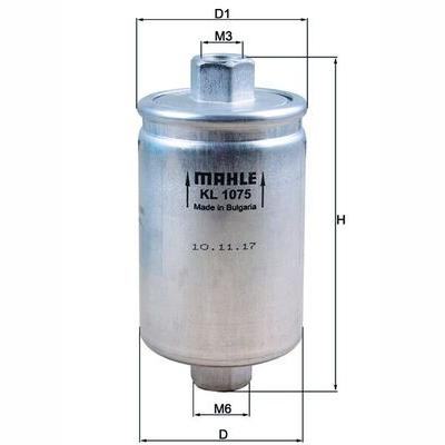 KNECHT KL1075 Fuel Filter