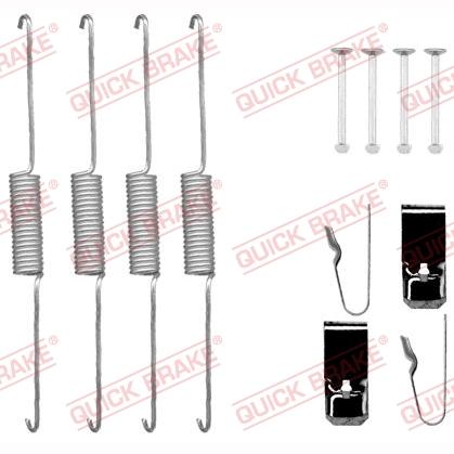 QUICK BRAKE QB105-0725 Brake Shoes Accessory Kit