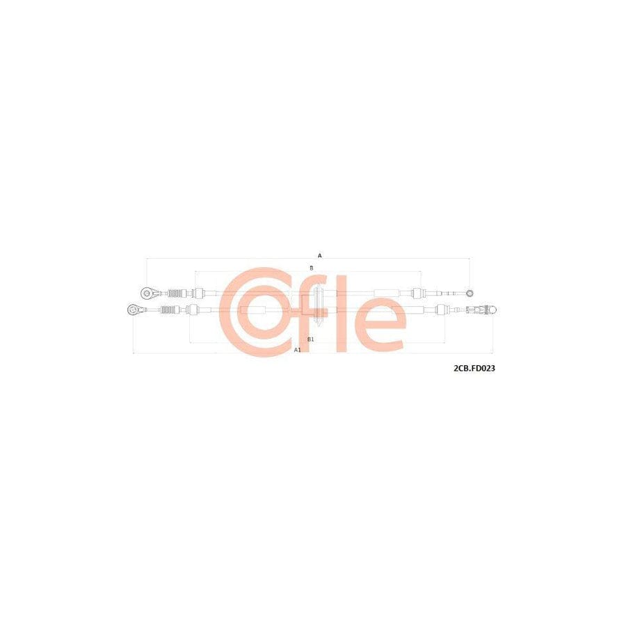 Cofle 2Cb.Fd023 Cable, Manual Transmission for Ford Ka Hatchback (Ru8)