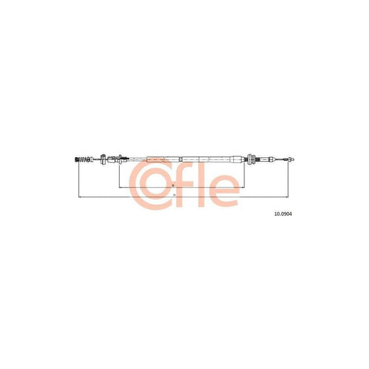 Cofle 92.10.0904 Throttle Cable