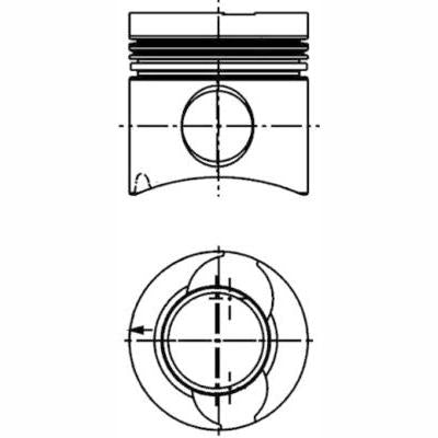 KOLBENSCHMIDT 40667600 Piston