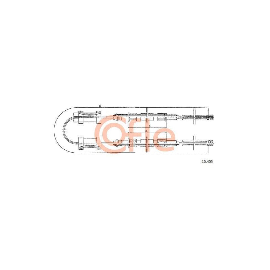 Cofle 92.10.405 Hand Brake Cable