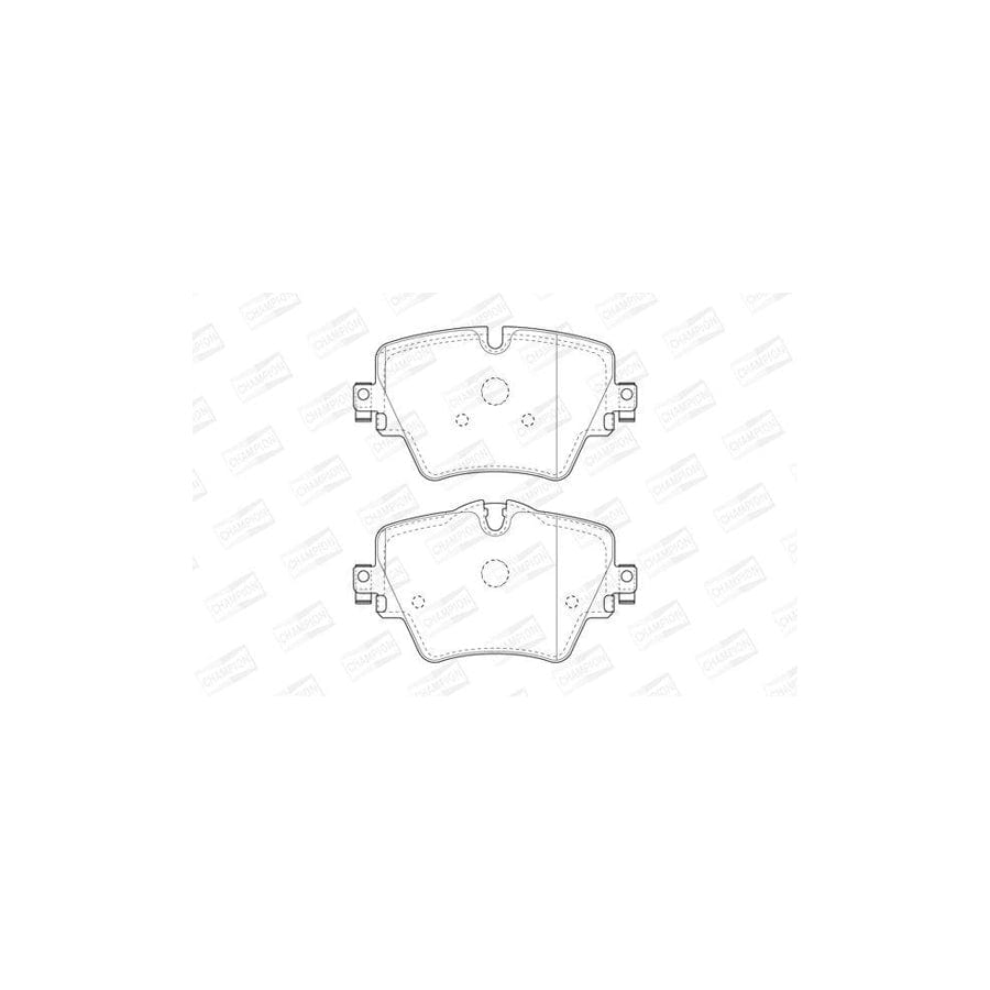 Champion 573612Ch Brake Pad Set