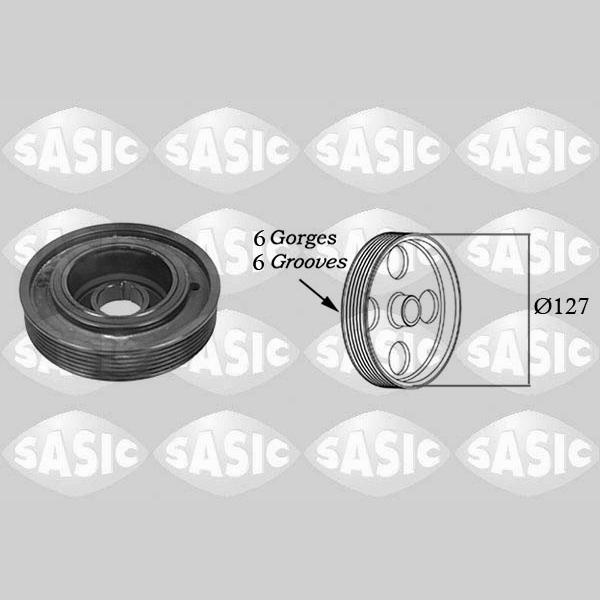 SASIC SAS5150K60 Crankshaft Belt Pulley