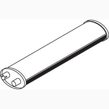DINEX DIN50413 Centre/Rear Muffler