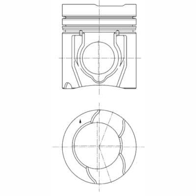 KOLBENSCHMIDT 40182600 Piston