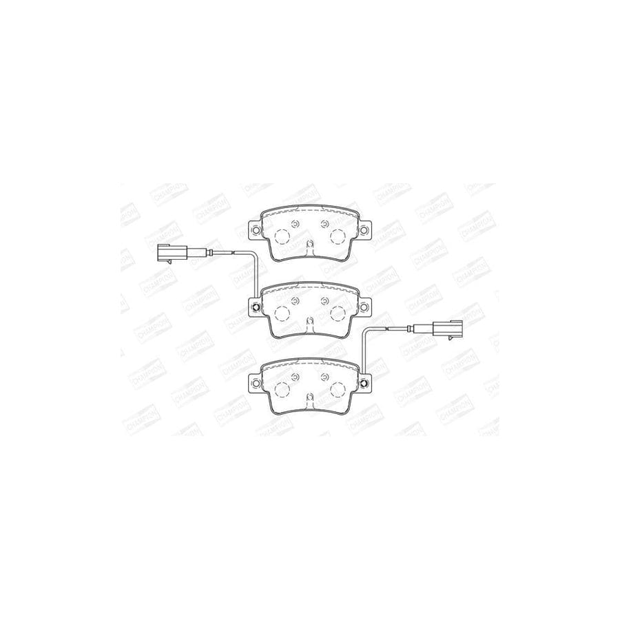 Champion 573345Ch Brake Pad Set