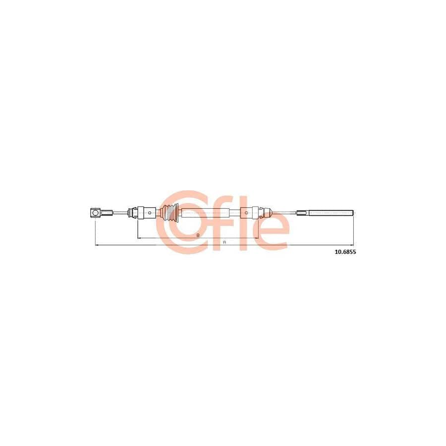 Cofle 10.6855 Hand Brake Cable
