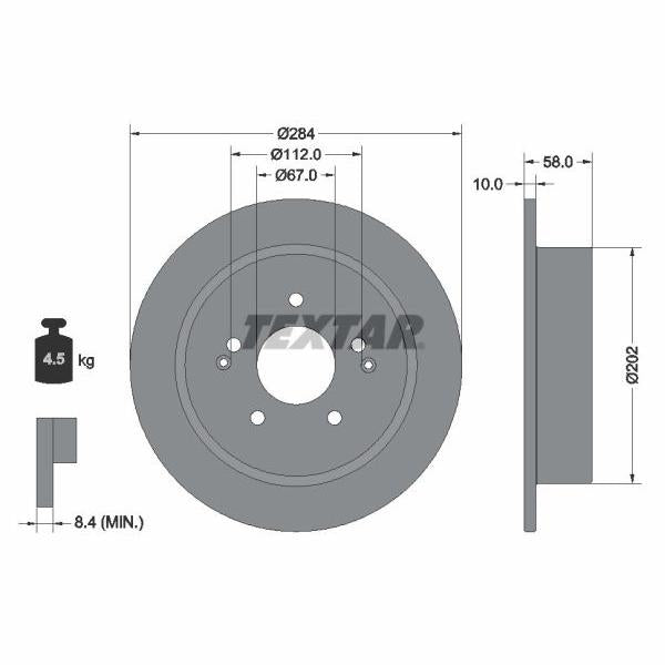 QUICK BRAKE QB113-1303X Brake Caliper Guide Sleeve Kit