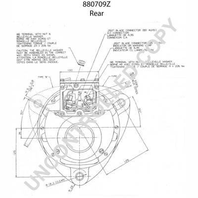 PRESTOLITE ELECTRIC PE880709Z Alternator